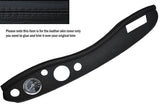 BLACK STITCH DASH DASHBOARD LEATHER COVER FITS AUSTIN HEALEY FROGEYE SPRITE MK1