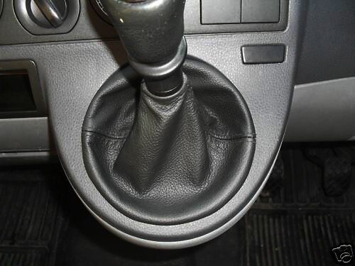 FITS VOLKSWAGEN T5 2003-2010 VAN TRUCK GEAR GAITER BLACK CUSTOM NEW MADE IN UK