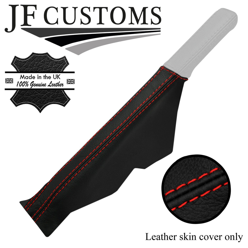 RED STITCH TOP-GRAIN LEATHER HANDBRAKE COVER FOR AUDI A4 S4 B5 1995-2001