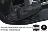 BLACK STITCHING LEATHER HANDBRAKE GAITER FITS TOYOTA LANDCRUISER 150 2009-2015
