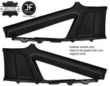 WHITE STITCH 2X UPPER REAR QUARTER PANEL LTHR COVER FITS TOYOTA SUPRA MK3 86-93