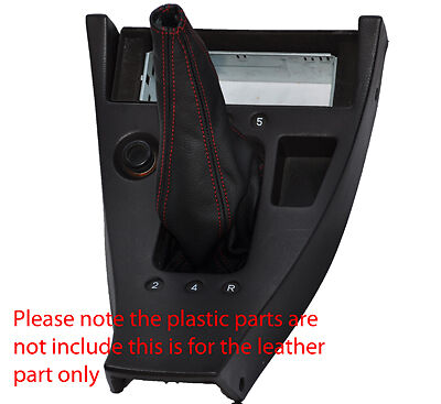 red stitch FITS LANCIA TREVI  80-87 LEATHER GEAR GAITER RUBBER REPLACEMENT