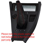 red stitch FITS LANCIA TREVI  80-87 LEATHER GEAR GAITER RUBBER REPLACEMENT