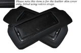 GREY STITCH 2X SUN VISORS SKIN  COVERS FITS CORVETTE C4 TARGA TOP CABRIO 84-96