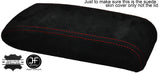 RED STITCHING SUEDE ARMREST LID COVER FITS TOYOTA CELICA GT4 1990-1993