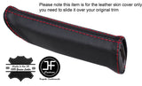 RED STITCH E BRAKE HANDLE LEATHER COVER FITS CAMARO FIREBIRD 1985-1992