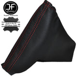 RED STITCHING LEATHER HANDBRAKE GAITER FITS VAUXHALL OPEL ASTRA H MK5 04-09