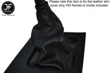 BLACK STITCH AUTO AUTOMATIC LEATHER SKIN SHIFT BOOT FITS FORD MUSTANG 1987-1993