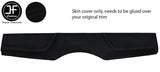 BLACK STITCHING REAR PARCEL SHELF GENUINE SUEDE COVER FOR FIAT 500 2007-2019