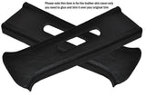BLACK STITCH 2X B POST PILLAR LEATHER SKIN COVERS FITS LEXUS IS200 1998-2005
