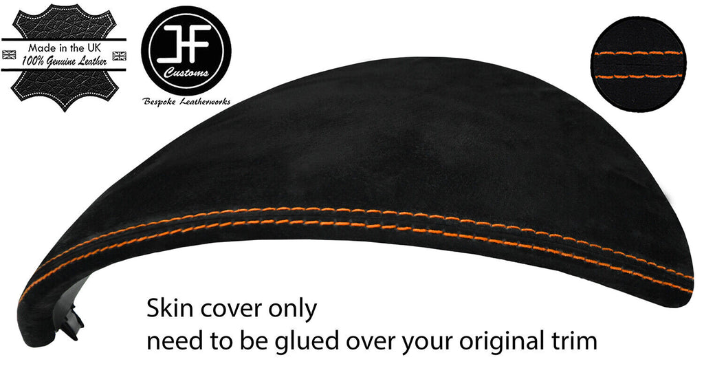 ORANGE STITCH SPEEDO HOOD INSTRUMENT SUEDE COVER FITS MAZDA MX5 MK3 2005-2015