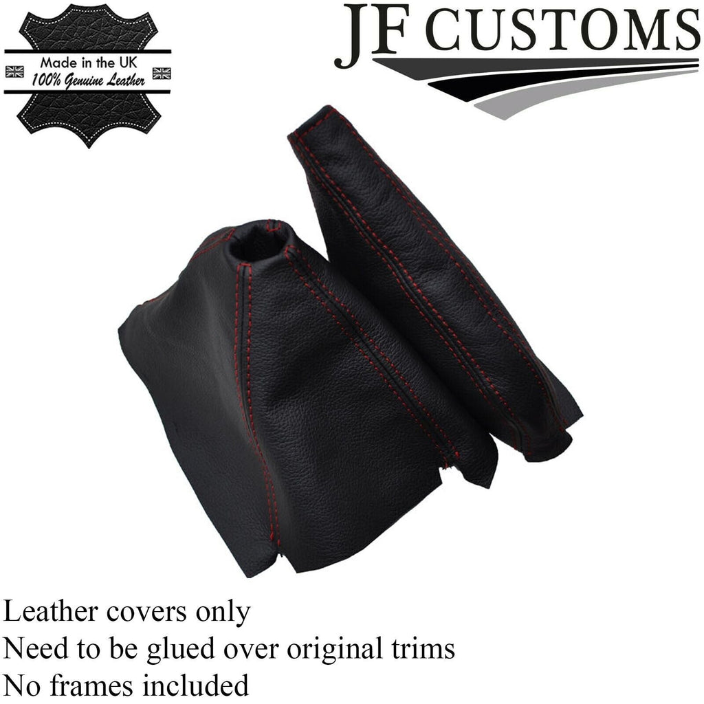 FITS HONDA CRX DEL SOL 1992-1997 GEAR HANDBRAKE GAITER DOUBLE RED   STITCH