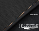 CREAM DIAMOND STITCH VINYL 4XTAILORED FLOOR CARPET FOR JAGUAR F-PACE 16-21 JF1