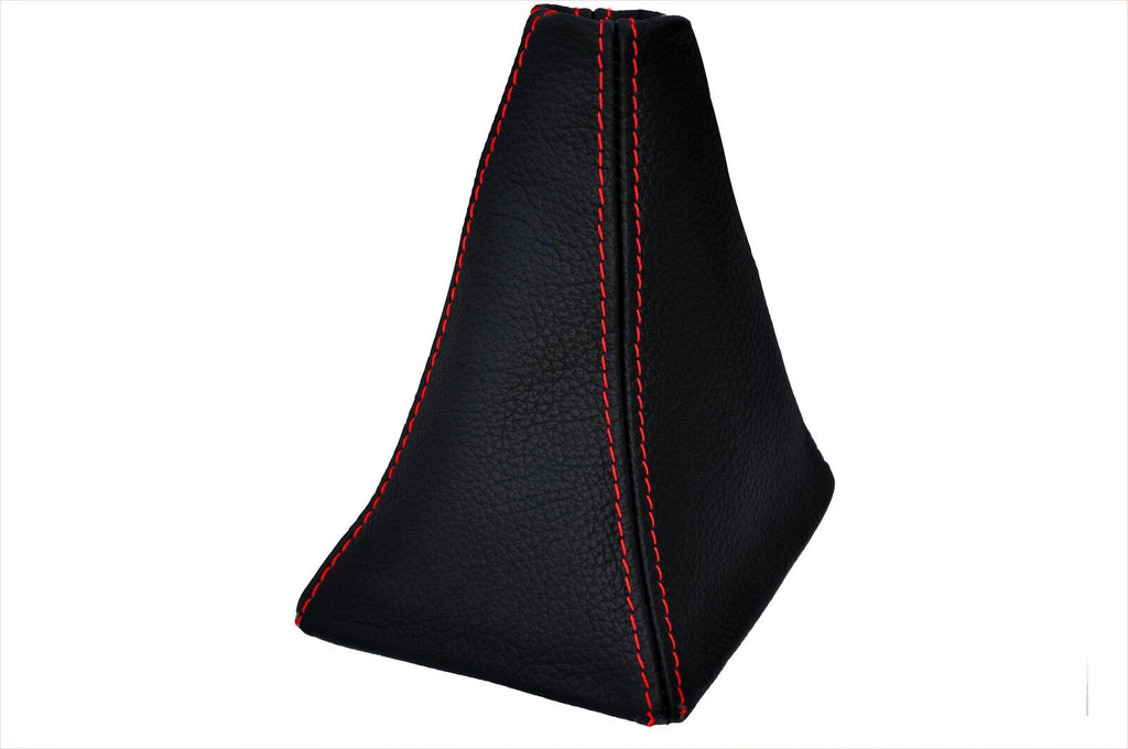 red stitch FITS FIAT BARCHETTA 95-03 LEATHER GEAR GAITER CUSTOM NEW MADE IN UK