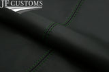 DARK GREEN STITCH LEATHER GLOVEBOX COVER FITS MERCEDES SLK R170 96-04 CUSTOM NEW