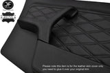 BLACK DIAMOND STITCH 2X FULL FRONT DOOR CARD LEATHER COVERS FITS BMW E30 SALOON