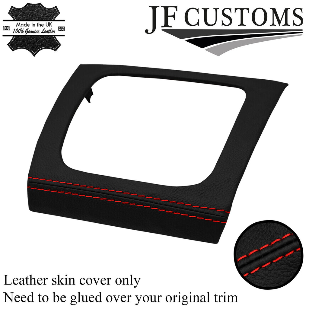 RED STITCH LEATHER AUTO GEAR SURROUND COVER FITS LEXUS RX 04-08 CUSTOM NEW
