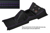 PURPLE STITCH CENTRE CONSOLE&GEAR GAITER SKIN COVERS FITS FORD CORTINA MK3 EARLY