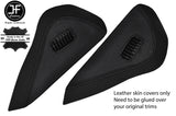 BLACK & BLACK LEATHER 2X END DASH SIDE TRIM COVER FITS NISSAN GTR R35 09-17