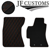 ORANGE DIAMOND VINYL 4X TAILORED FLOOR CARPET FOR SUBARU IMPREZA 07-11 5DR JF1