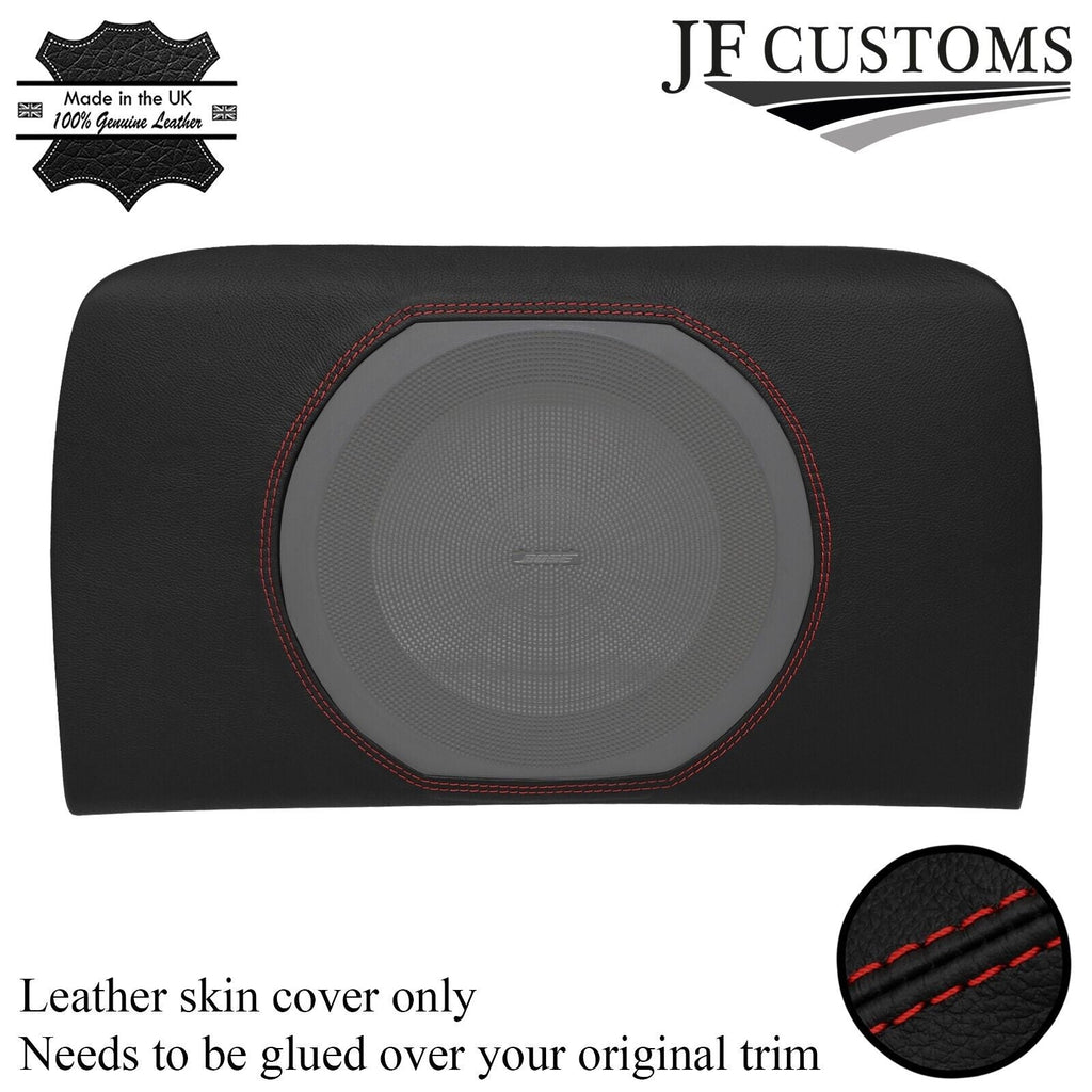 FITS NISSAN 350Z Z33 02-09 DARK RED STITCH LEATHER REAR SUBWOOFER SPEAKER COVER