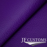 PURPLE LEATHER FITS VW T5 TRANSPORTER GEAR BLACK STITCHING 2003-2010 CUSTOM NEW
