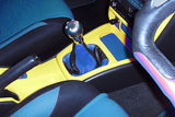 FITS SUBARU IMPREZA WRX STI 92-08 GEAR GAITER BLACK L BLUE CUSTOM NEW MADE IN UK