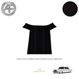 LUXE SUEDE HEADLINER COVER FOR MERCEDES W114 W115 4 DOOR SEDAN 1968-1976