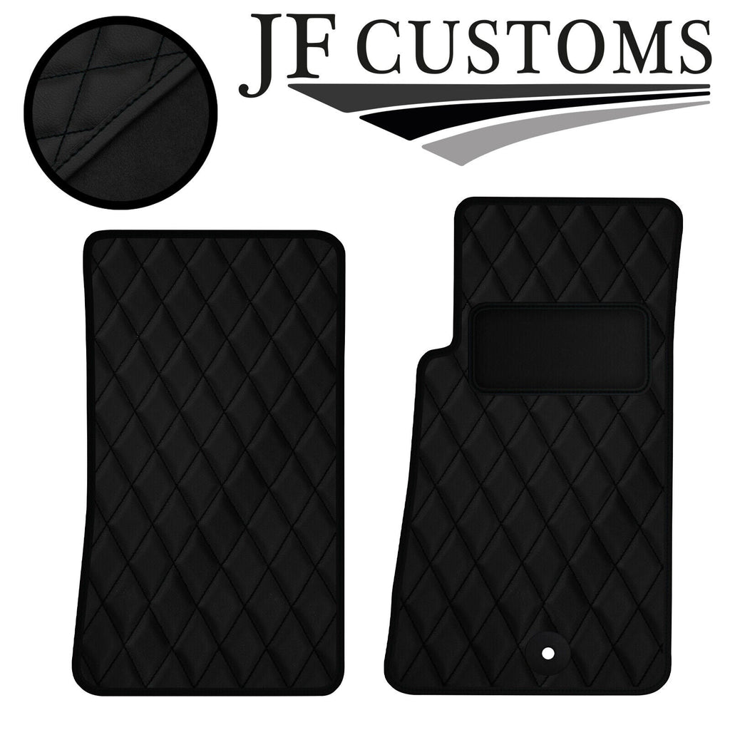 BLACK DIAMOND VINYL 2X TAILORED FLOOR CARPETS FOR MAZDA MX5 MK2 98-05 JF1