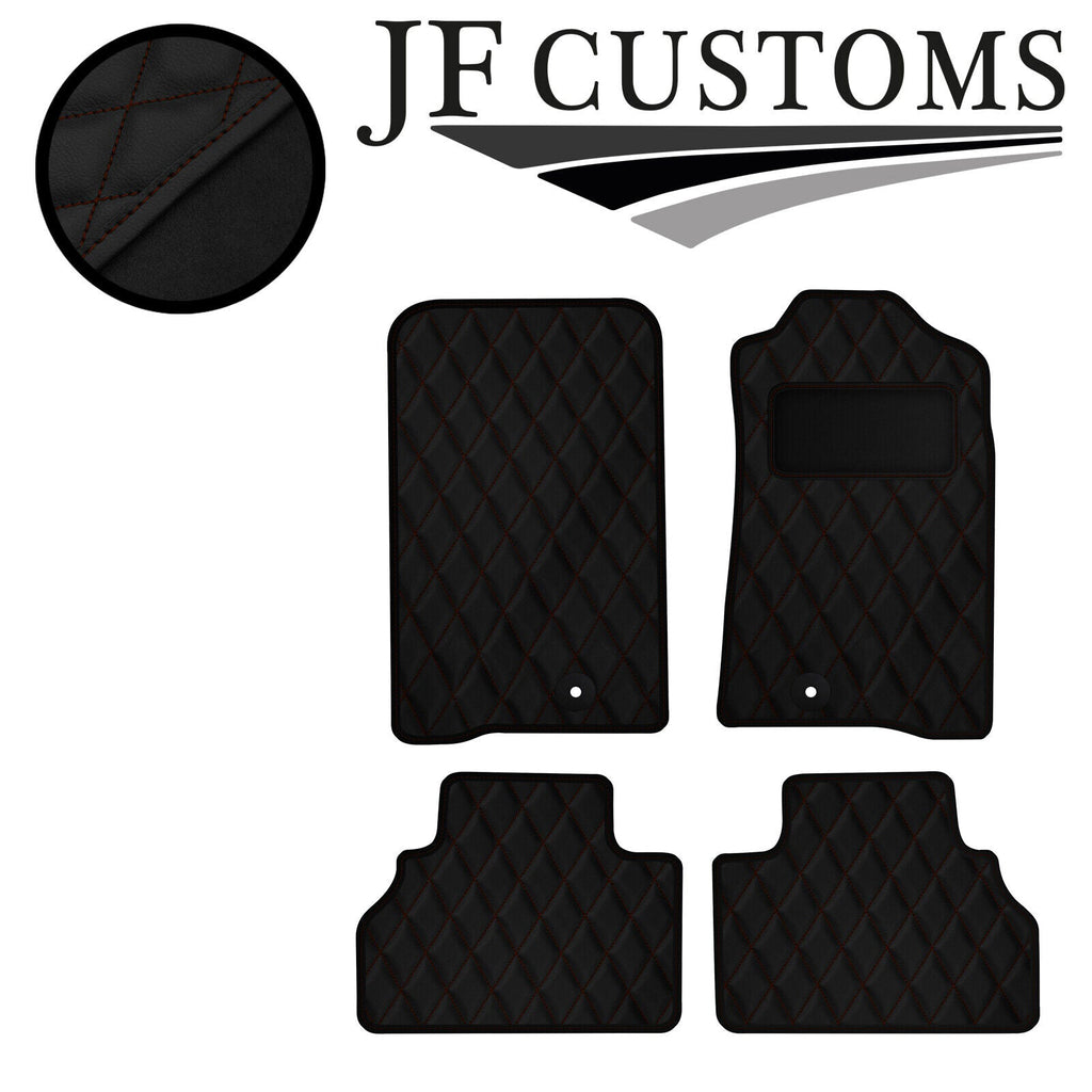 BROWN DIAMOND VINYL 4X TAILORED FLOOR CARPET FOR SSYANGYONG KYRON SWB 07-21 JF1