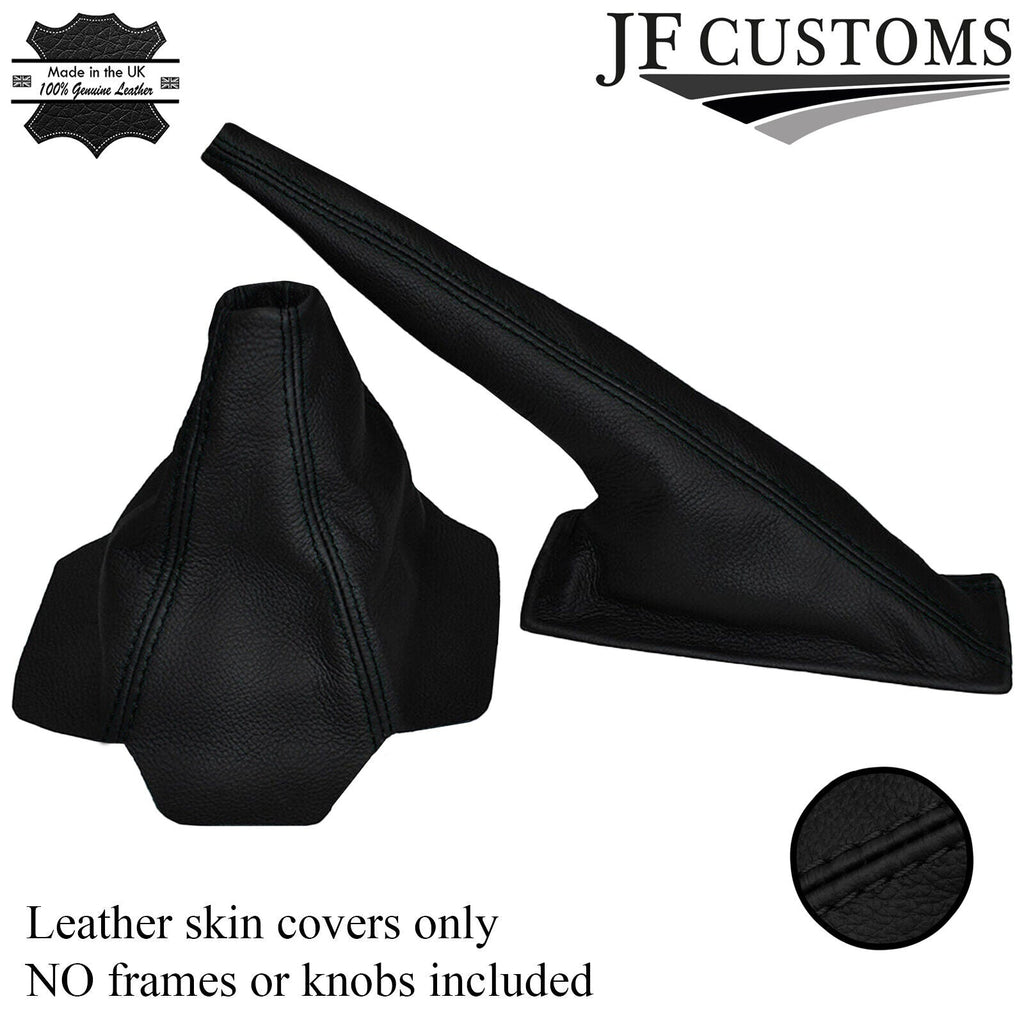 BLACK STITCH LEATHER GEAR HANDBRAKE FITS AUDI COUPE GT B2 QUATTRO UR 85-87