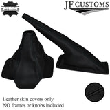 BLACK STITCH LEATHER GEAR HANDBRAKE FITS AUDI COUPE GT B2 QUATTRO UR 85-87