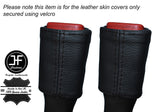 BLACK STITCH 2X FRONT SEAT BELT SKIN COVERS FITS JEEP WRANGLER TJ 1997-2002