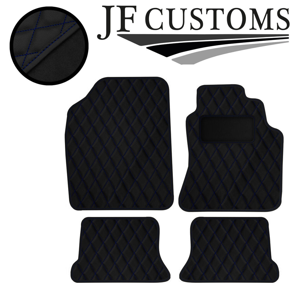 D BLUE DIAMOND STITCH VINYL 4XTAILORED FLOOR CARPET FOR VW CORRADO 98-05 JF1