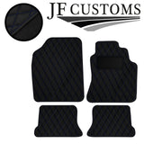 D BLUE DIAMOND STITCH VINYL 4XTAILORED FLOOR CARPET FOR VW CORRADO 98-05 JF1
