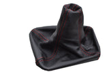 RED  STITCH  FITS TOYOTA SUPRA MK3 1986-1993 GEAR GAITER REAL LEATHER CUSTOM NEW