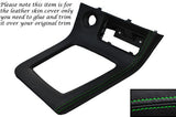 GREEN STITCH GEAR SURROUND LEATHER COVER FITS NISSAN SKYLINE GTS GTR R33 93-98