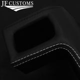 WHITE STITCH LOWER DASH PAD LEATHER COVER FITS PORSCHE 914 1969-1976 CUSTOM NEW