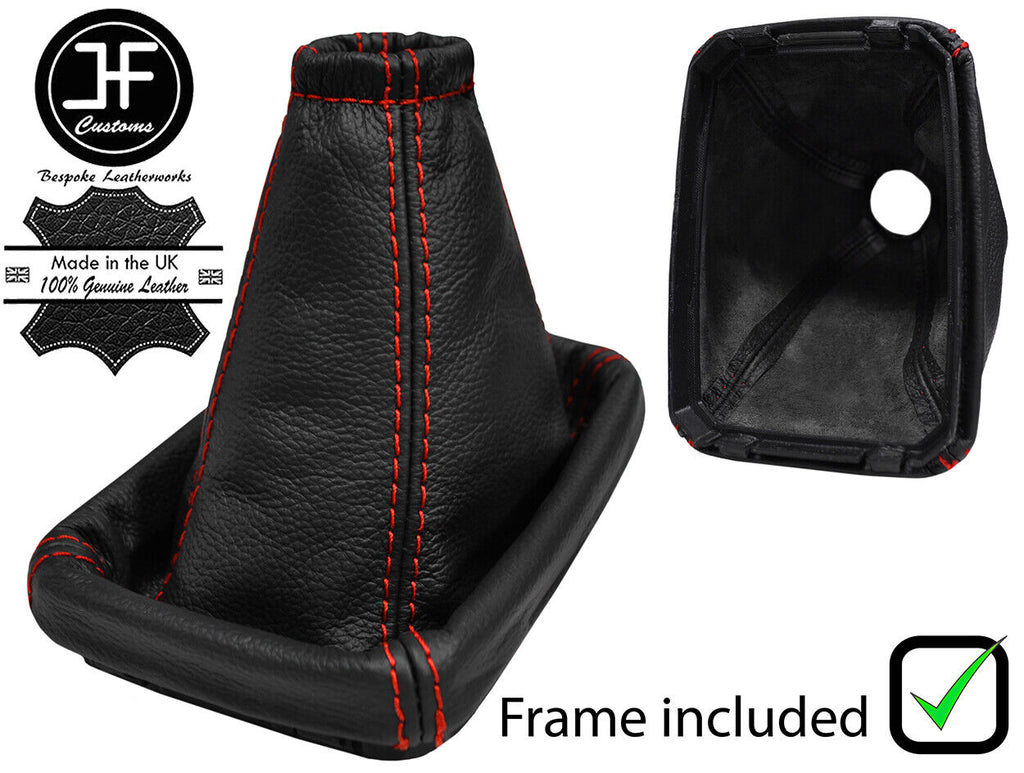 RED STITCH LEATHER MANUAL GEAR+PLASTIC FRAME FOR VAUXHALL VECTRA B 1995-2003