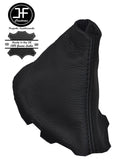 BLACK STITCH MANUAL LEATHER GEAR STICK GAITER FITS HYUNDAI I30 2012-2015