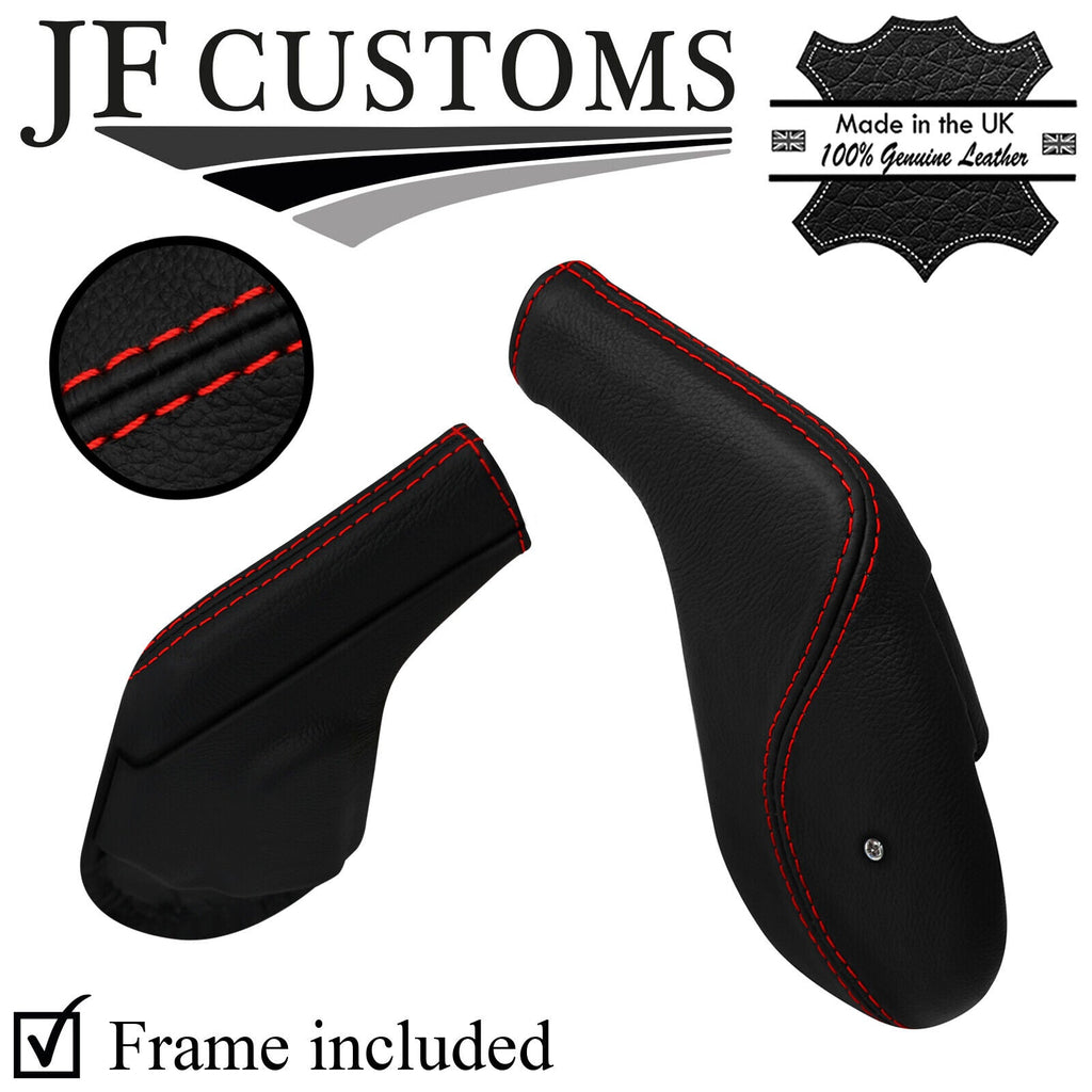 RED STITCH HANDBRAKE TRIM COVER + FRAME FITS MAZDA MIATA MX5 MK1 MK2 90-05