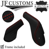 RED STITCH HANDBRAKE TRIM COVER + FRAME FITS MAZDA MIATA MX5 MK1 MK2 90-05