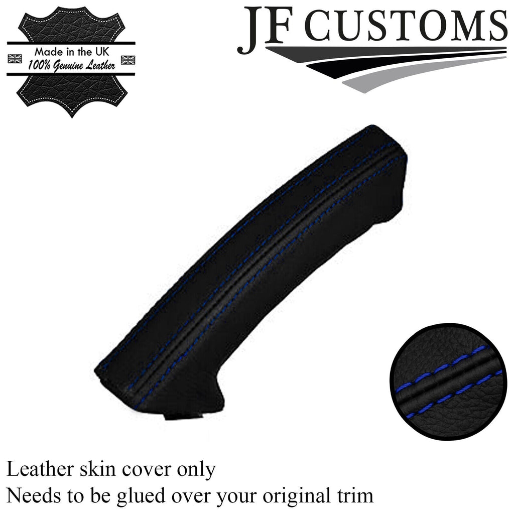 BLUE STITCH FITS SAAB 93 9-3 03-11 LEATHER HANDBRAKE HANDLE COVER ONLY