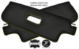 YELLOW STITCH 2X SUN VISORS LEATHER COVER FOR VW BEETLE CLASSIC 1303 CONVERTIBLE