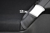 black & white FITS VW GOLF MK2 MK3 MK4 MK5 MK6 JETTA 2X FRONT DOOR HANDLE COVERS