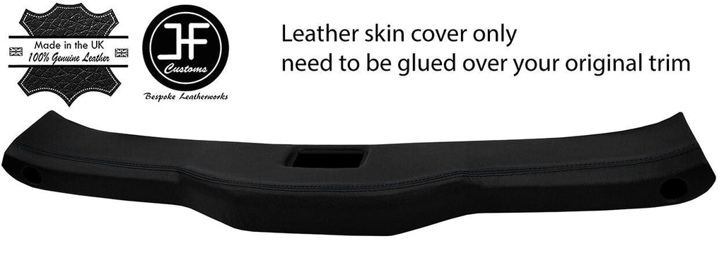 BLACK & BLACK FRONT TOP ROOF PANEL LEATHER COVER FITS HONDA CRX DEL SOL 1992-97
