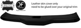 BLACK & BLACK FRONT TOP ROOF PANEL LEATHER COVER FITS HONDA CRX DEL SOL 1992-97