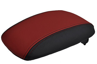 FITS VAUXHALL VECTRA B LEATHER ARMREST COVER D RED LEATHER CUSTOM NEW MADE IN UK