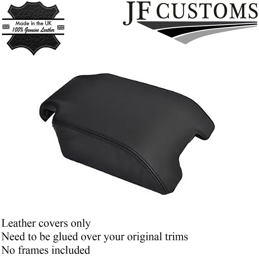 BLACK STITCHING FITS LAND ROVER DISCOVERY 4 09-13 LEATHER ARMREST COVER ONLY