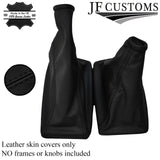 BLACK STITCHING FITS VECTRA B 1995-2002  LEATHER GEAR & HANDBRAKE GAITER SET